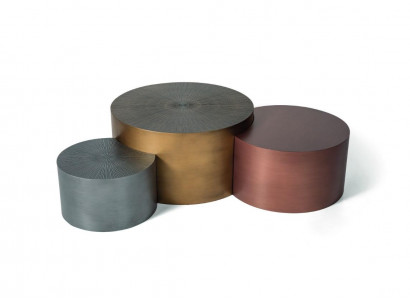 Luxus Couchtisch Set 3x Rundtische Moderne Wohnzimmer Beistelltische